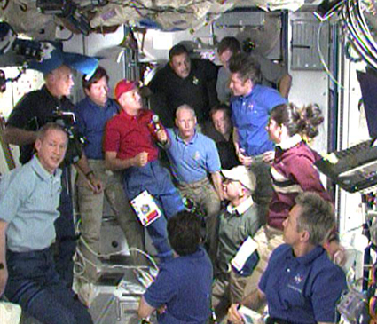 Credit: NASA TV