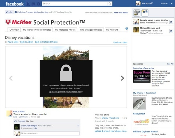 how to protect facebook photos