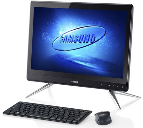 Samsung series 5 all in one pc uses an i3 Ivy Bridge processor built into the display and comes with a mini wireless keyboard and mouse