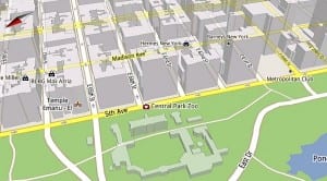 Image showing 3D view in Google Maps