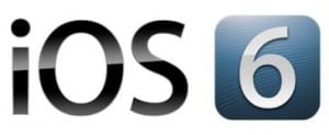 The official iOS 6 logo