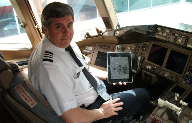 iPad on airplanes