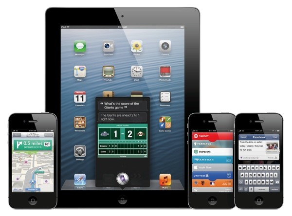 iOS 6 running on Apple devices