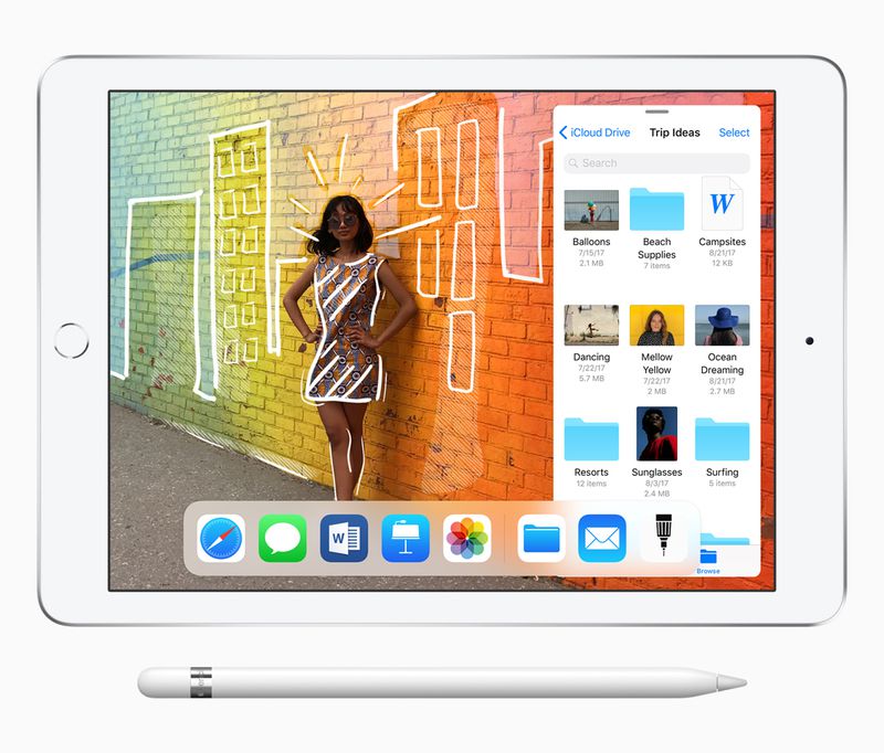 Apple's latest iPad now supports the Apple Pencil