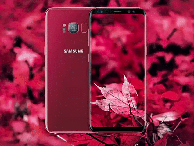 Samsung S8 Burgundy Red