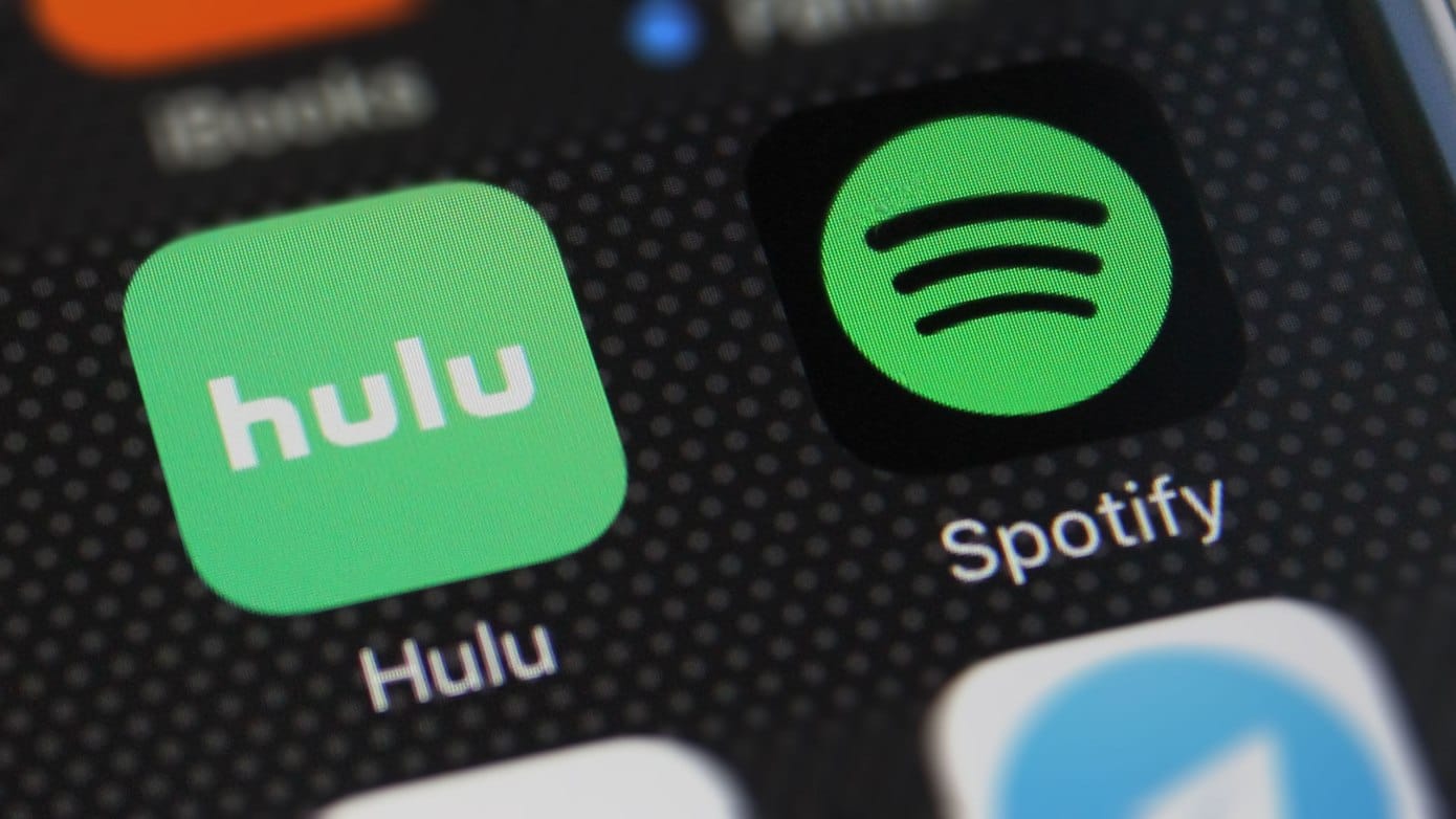 Spotify and Hulu Bundle for $12.99