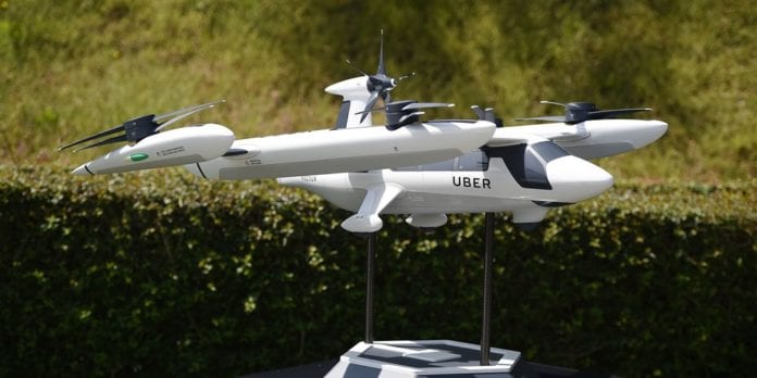 Uber Air Taxi Scale Model