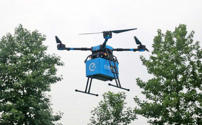 China Drone Food Delivery